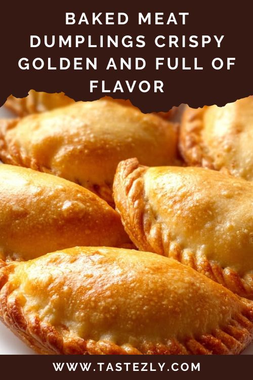 Baked Meat Dumplings Crispy Golden and Full of Flavour