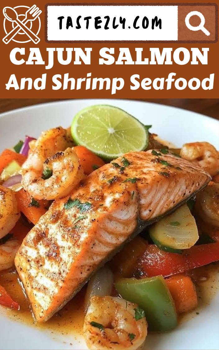 Cajun Salmon And Shrimp A Quick & Flavor Packed Seafood Dinner