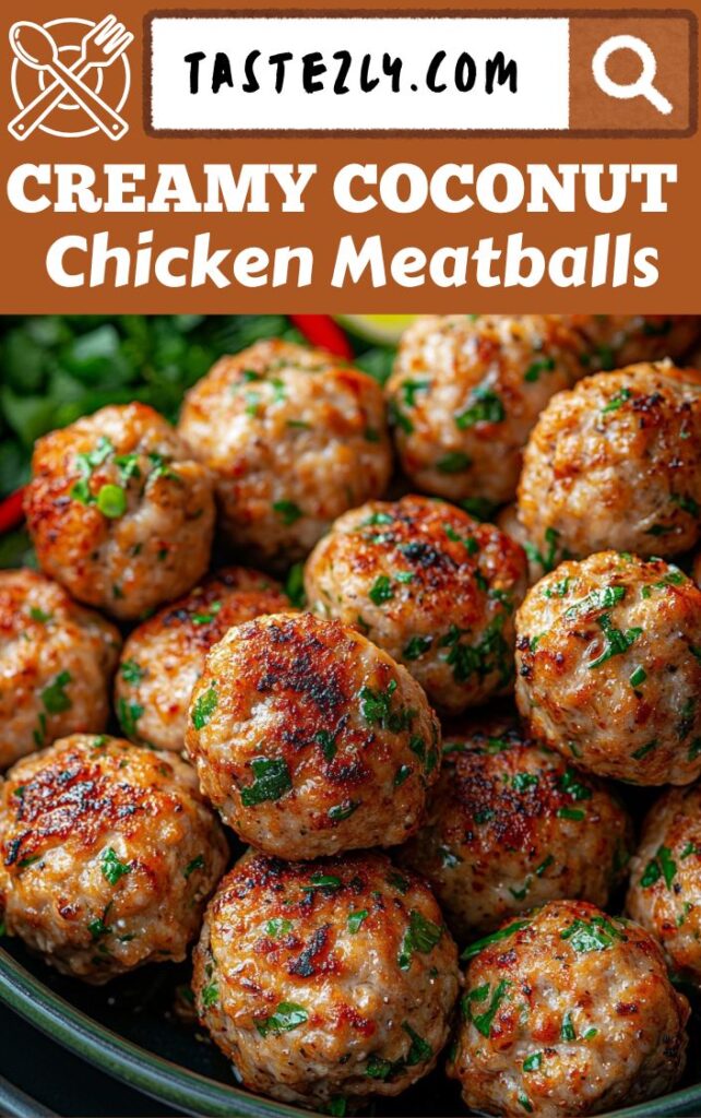 Creamy Coconut Chicken Meatballs For An Easy Weeknight Dinner